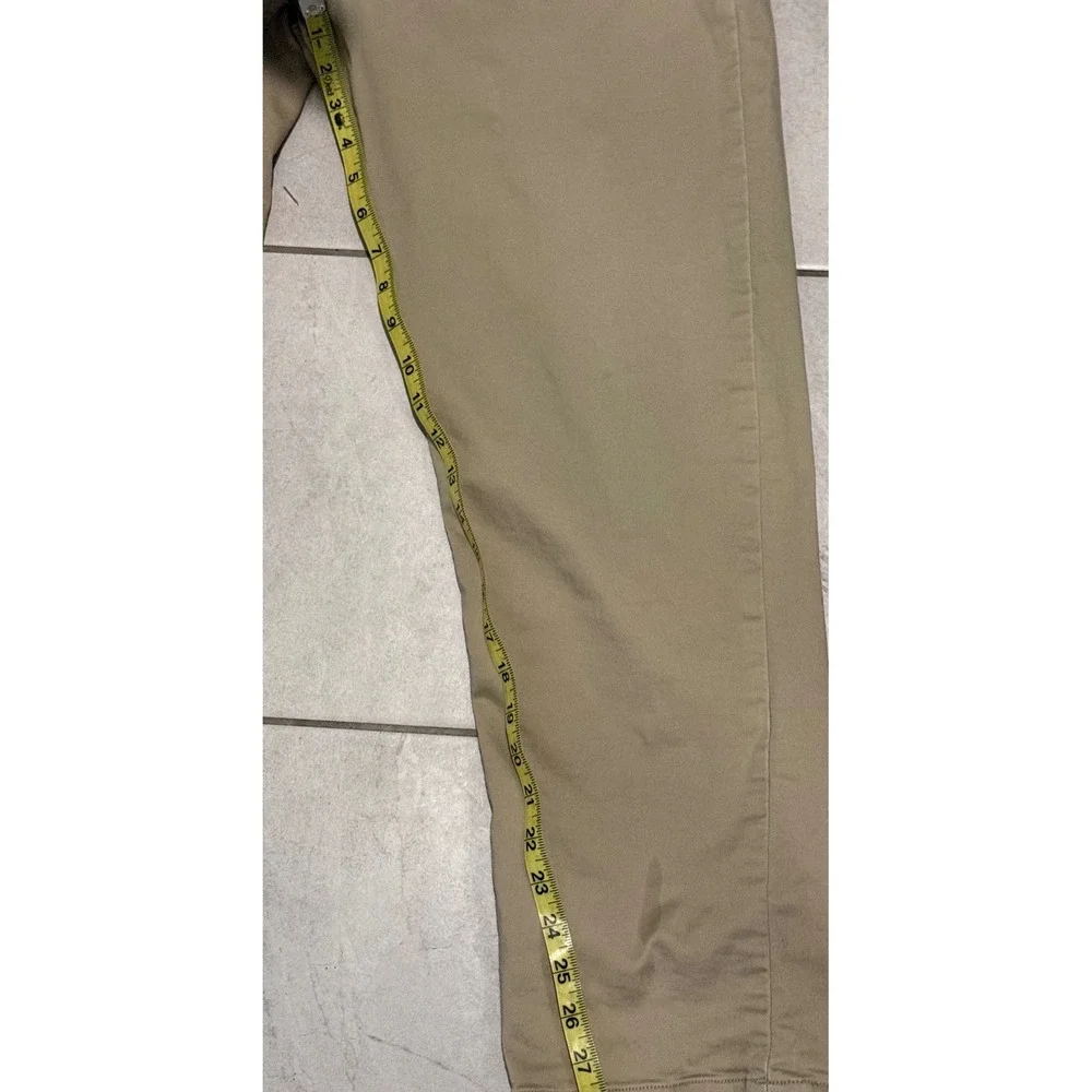 Quiksilver Mens Khaki Straight Leg 5-Pocket Chino Pants Size 34 Tan‎ RN169009